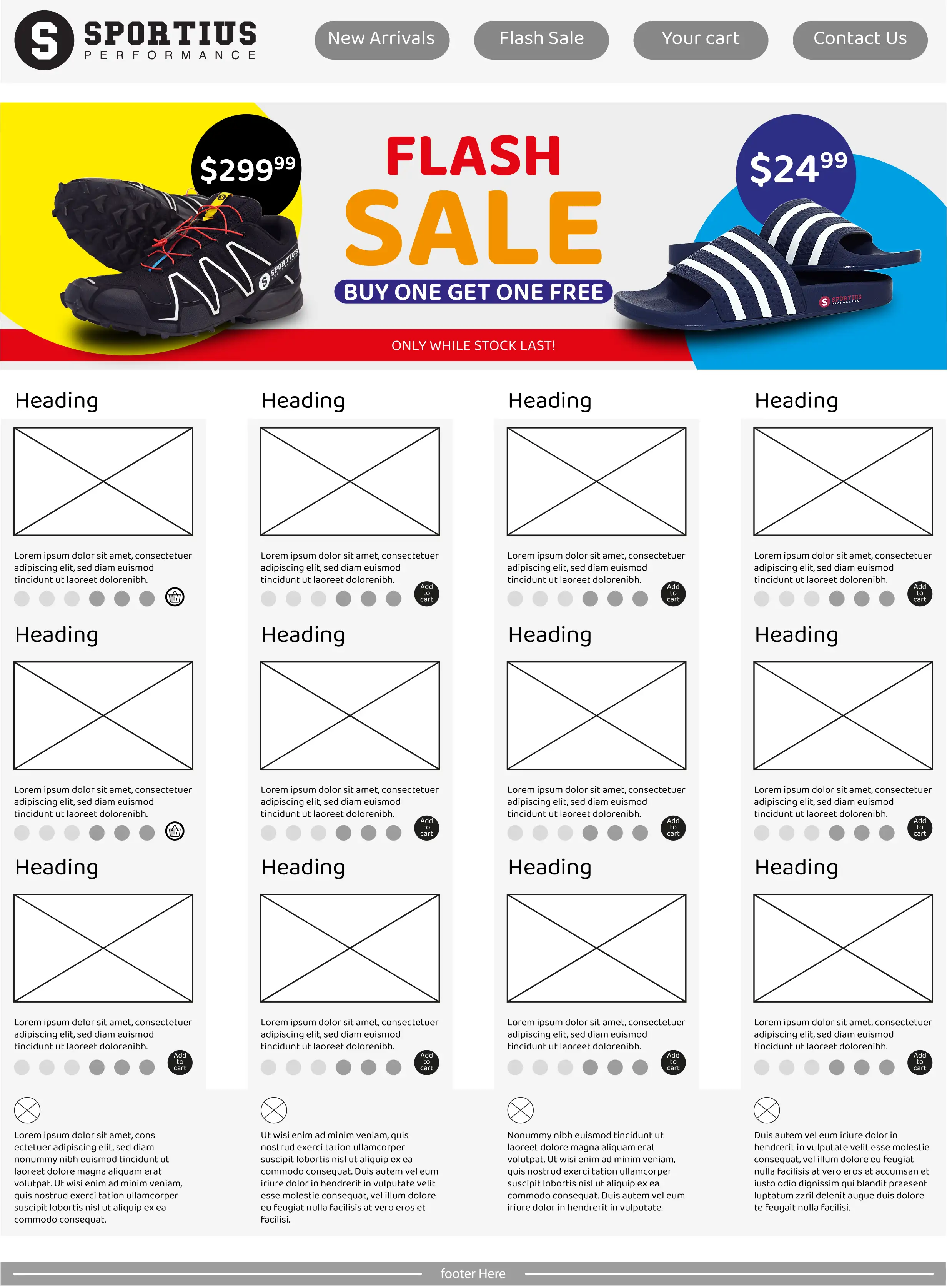 Wireframe design