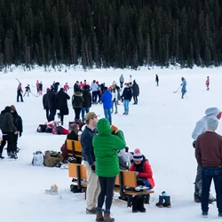 Lake Louise in The Winter