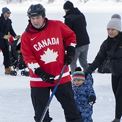 Pond hockey