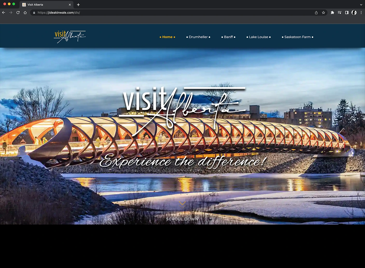 Visit Alberta website image